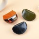 Korean-style creative waxed leather mini coin purse for men and women, earphone storage bag, multi-function coin purse.