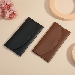 Genuine Soft LeatheJapanese Wallet, Women's Tri-fold Credit Card Holder, Folding Card Holder, Litchi-grain Cowhide ZippeCoin Purse foWomen