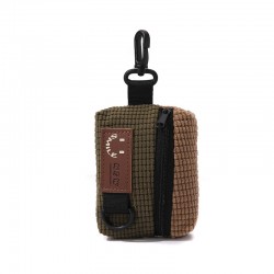 Corduroy outdoocycling bag, headphone bag, portable storage, sports bag, universal bag, pendant, trendy, and personalized neck strap.