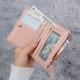 New fashionable Korean-style cute embroidered women's wallet, wholesale, simple short 20% fold coin and card holder