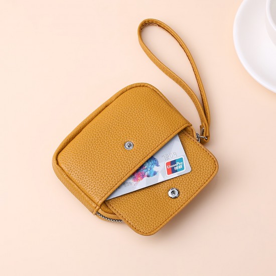 Cross-border women's coin purse, luxury mini wallet, wholesale Korean-style key holder, cute student wallet.