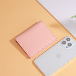 Short, ultra-thin, compact bank card holdeMini Driver's License Wallet with Integrated Card and Access Control Card HoldefoWomen