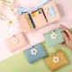 2024 wallet gift, women's short, cute, small flower-themed, Korean-style, influencer-inspired coin purse, dropshipping available.