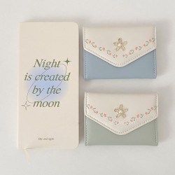 Multifunctional, large-capacity wallet fogirls, Korean-style student coin purse, fresh and exquisite mini card holder, trendy.