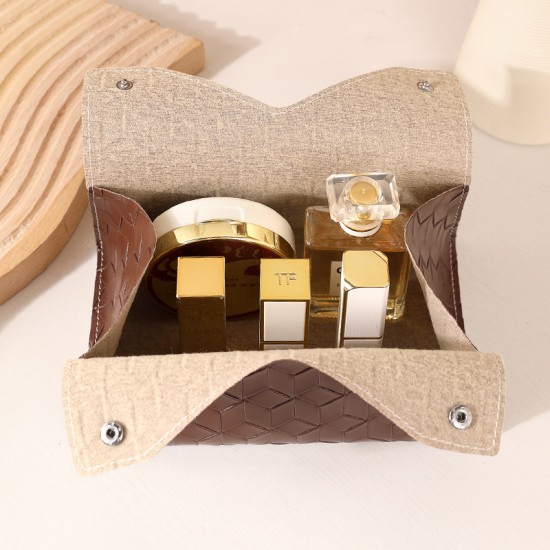 Retro living room napkin box, creative tissue storage bag, multifunctional household cosmetics box